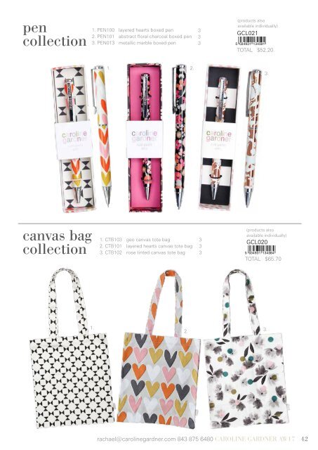 Caroline Gardner AW17 Gift Catalogue USA