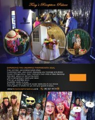 Tonys Reception Palace Photobooth catalog