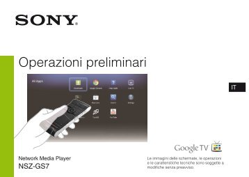 Sony NSZ-GS7 - NSZ-GS7 Consignes dâutilisation Italien