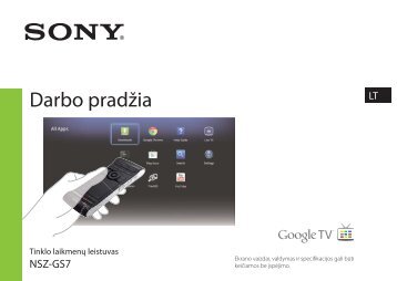 Sony NSZ-GS7 - NSZ-GS7 Guide de rÃ©fÃ©rence Lituanien
