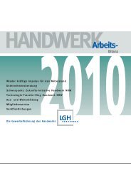 Schwerpunkt: Zukunfts- Initiative Handwerk NRW - LGH