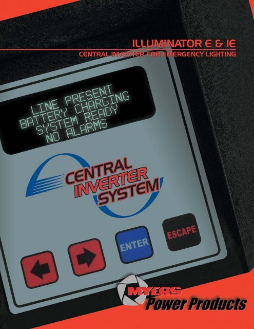 Illuminator E & IE Catalog PDF - Myers Power Products, Inc.