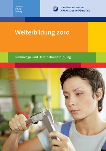 Handwerk Teil II - Meisterschulen