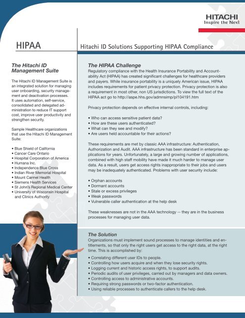 Hipaa The Health Insurance Portability And Accountability Act