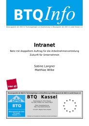 Intranet - BTQ Kassel