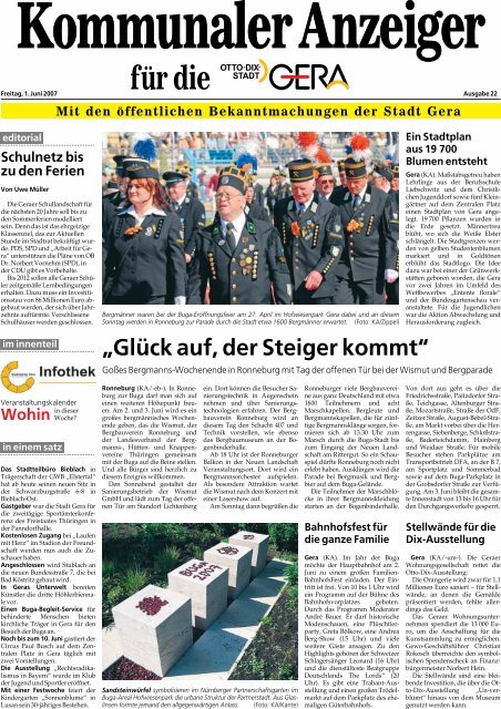Ausgabe 22 Stadt Gera
