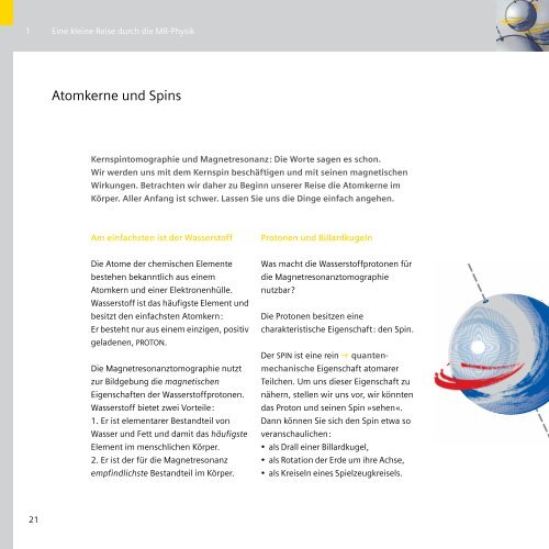 Magnete, Spins und Resonanzen - Siemens Healthcare