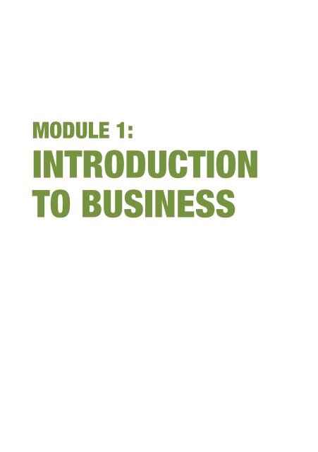 new business module
