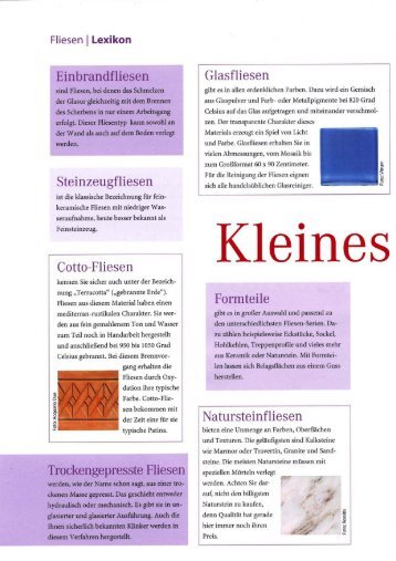 Fliesenlexikon (PDF) - Fliesen Borchers