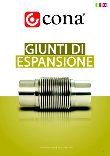 Cona Srl - Catalogo Giunti di Espansione