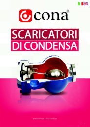 Cona Srl - Catalogo Scaricatori di Condensa