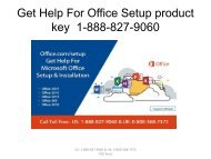 Office.comSetup product key - 1-888-827-9060