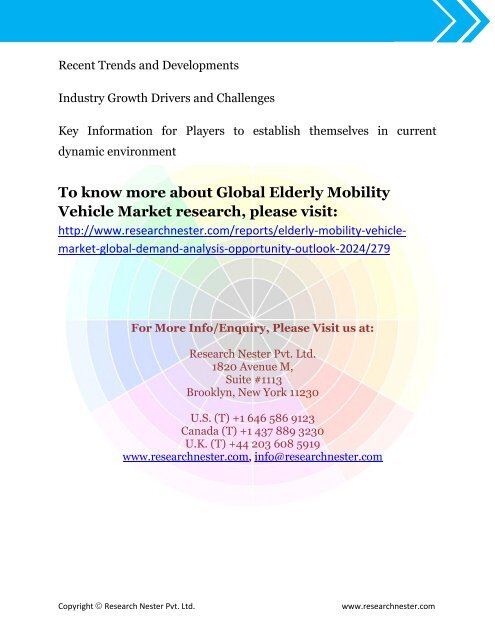 Global Elderly Mobility Vehicle Market (2017-2024)- Research Nester