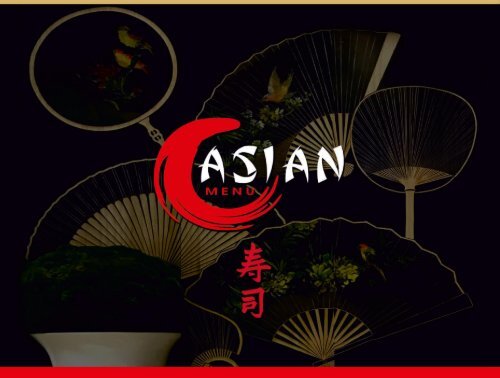 Asian menu 2017 - MARIONETTE Bar &amp; Dinner