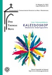 KALEIDOSKOP - St. Thomasgemeinde