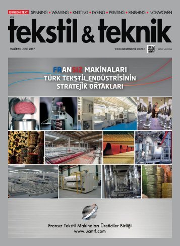 Tekstil Teknik Dergisi Haziran 2017 Sayısı