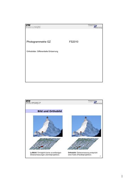 Photogrammetrie GZ FS2010 - IGP