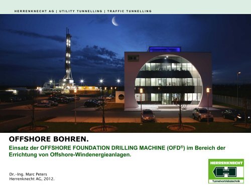 3. offshore foundation drilling (ofd®). vorteile - Wind Energy Network