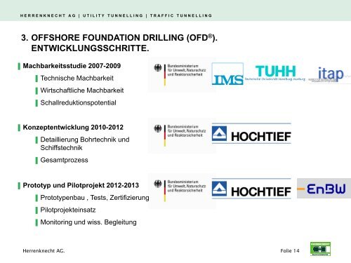 3. offshore foundation drilling (ofd®). vorteile - Wind Energy Network