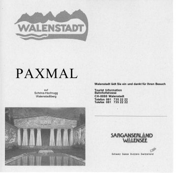 PAXMAL - Walenstadt