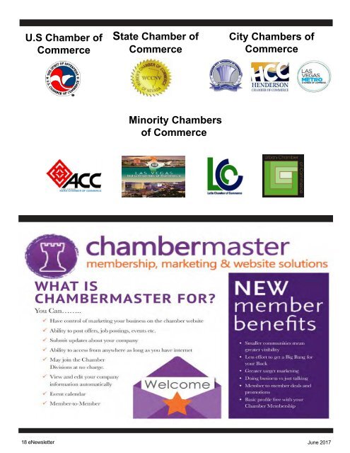 Women's Chamber Monthly Business News