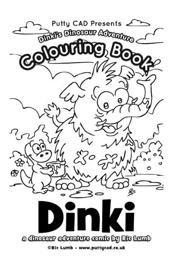 Dinki's Dinosaur Adventure Colouring Book