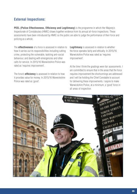 Warwickshire Police and Crime Plan 2016-2021