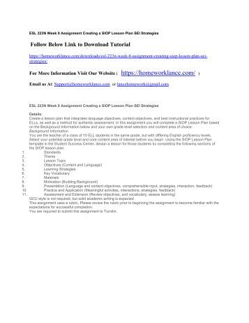 siop lesson plan template