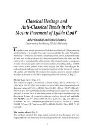 Classical Heritage and Anti-Classical Trends in the Mosaic ...