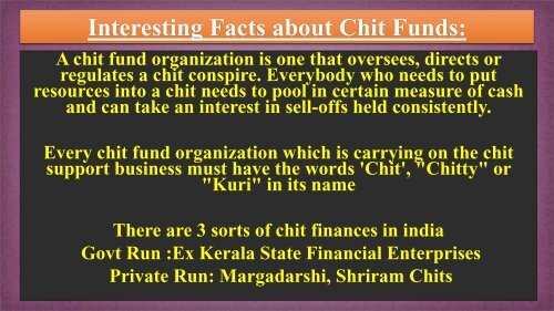 Chit Management System, Chitty Financial Services, Chit Information’s, Chit and Finance