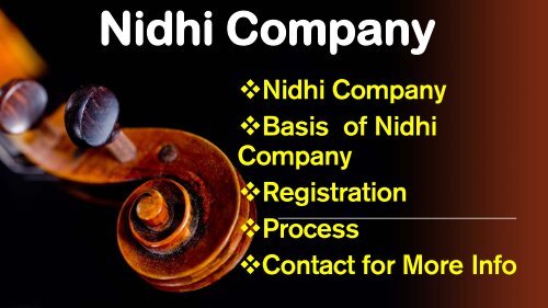 Nidhi Company, Advance Nidhi, Nidhi Society Software, Nidhi Company List, Nidhi Banking Company