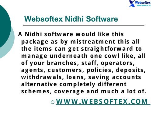 Nidhi Company Management, Demo Nidhi, Nidhi Software Price, Nidhi Banking Solutions