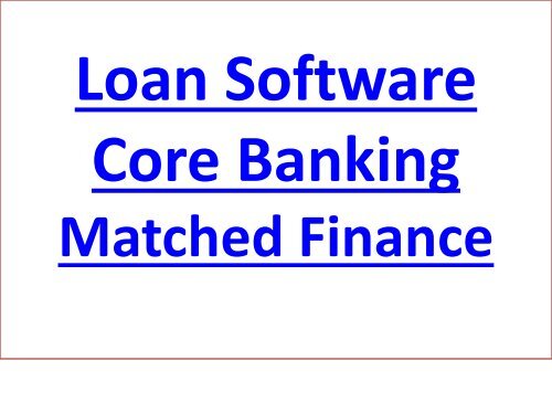Nbfc Loan Management Payday Loan Software Matched Finance