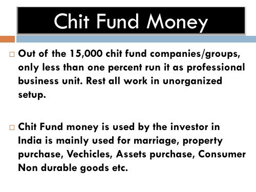 Chit-Investment, Chitfund Regulation India, Chit Investment, Chit Process, Chit Fund Concept