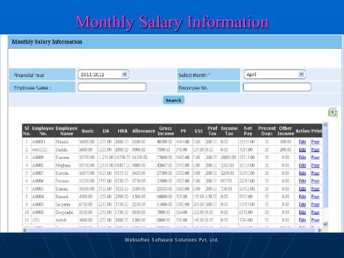 ESI Software, PF Software, Salary Software, Attendance Software, HR and Payroll Software, HR Software