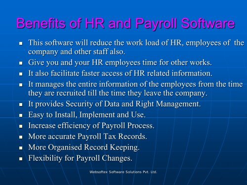 ESI Software, PF Software, Salary Software, Attendance Software, HR and Payroll Software, HR Software