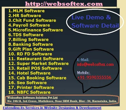 Website Designing-Web Development-MLM Software-HR Payroll Software