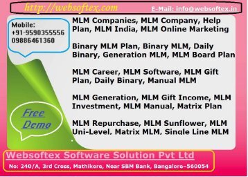 MLM Companies-Matrix MLM Software-Gift And Reward MLM Plan-Binary MLM-Binary MLM Software