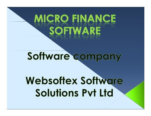 Pigmy Software, Mortgage Software, RD FD Software, Loan Software, Co-Operative Software, NBFC Software