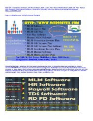 MLM Gift Plan Software, Gift Plan Software, MLM Career Plan, MLM Gift Plan, Manual MLM Software