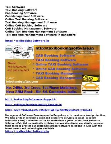 CAB Booking Software, TAXI Booking Software, Online TAXI Software, TAXI Booking, CAB Booking