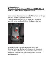 Einbauanleitung : Armlehne Für Audi A4