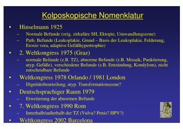 Kolposkopische Nomenklatur Rio 2011