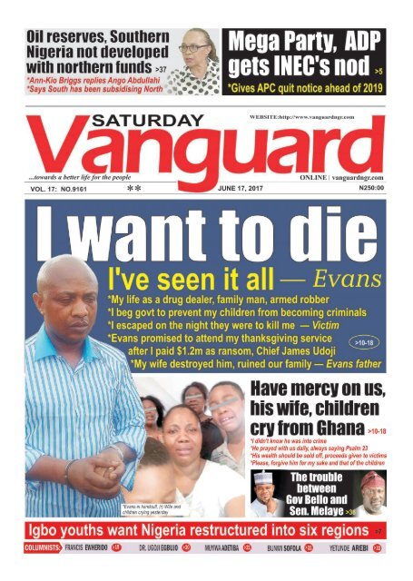 17062017 - I want to die, I've seen it all - Evans