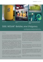 5000. MOSAIK®-Behälter, eine Erfolgsstory - Siempelkamp