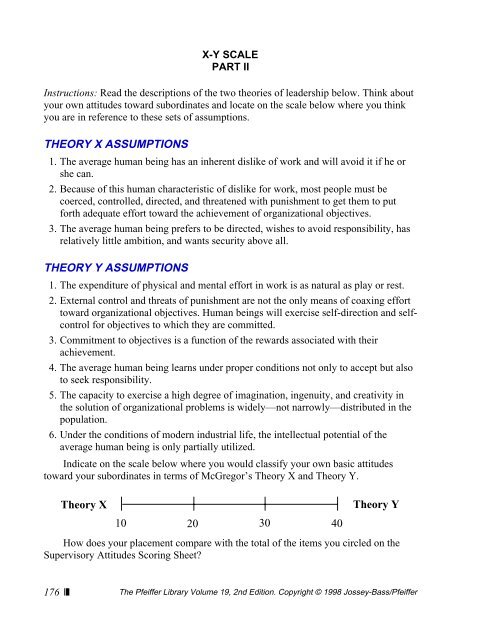 motivational analysis of organizations