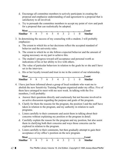 motivational analysis of organizations