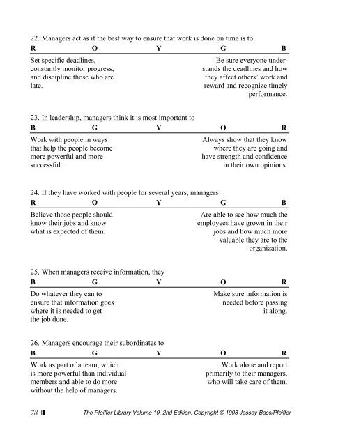 motivational analysis of organizations