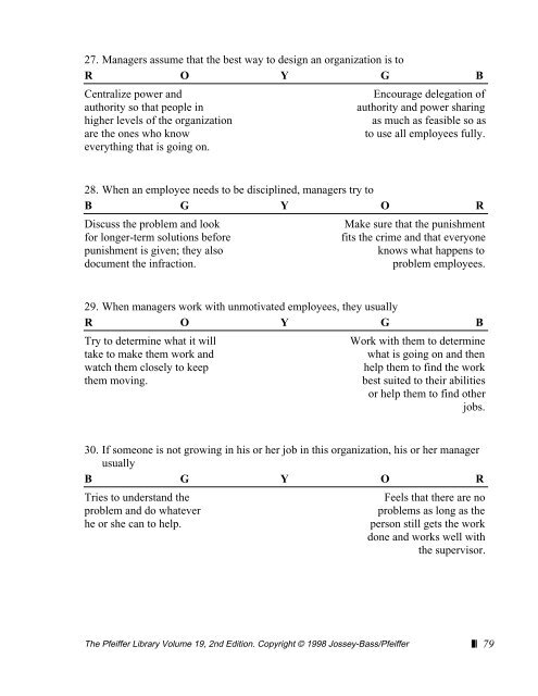 motivational analysis of organizations