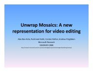 Unwrap Mosaics: A new representation for video editing